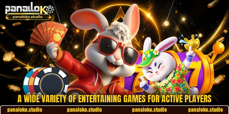 A wide variety of entertaining games for active players A wide variety of entertaining games for active players