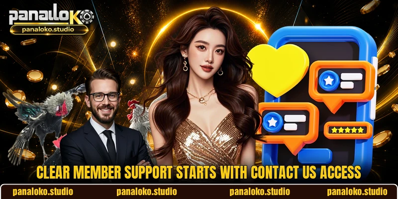 Clear member support starts with contact us access