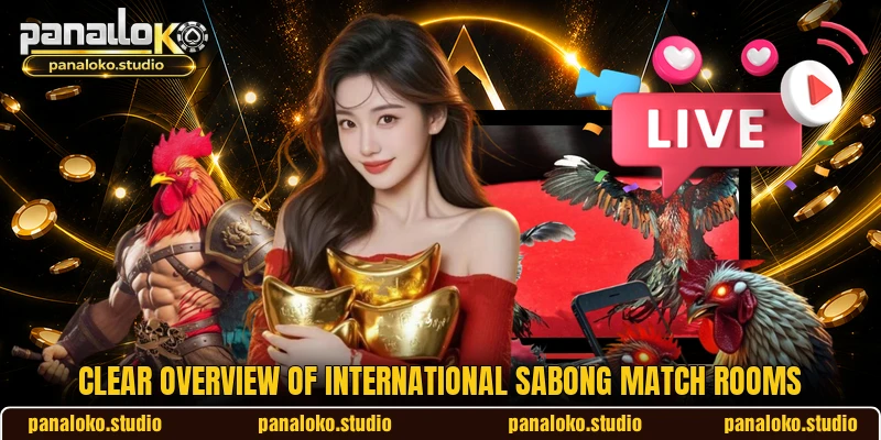 Clear overview of International Sabong match rooms