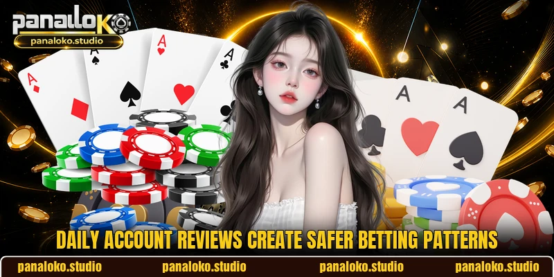 Daily account reviews create safer betting patterns