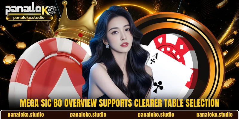 Mega Sic Bo overview supports clearer table selection