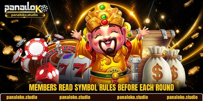 Members read symbol rules before each round Members read symbol rules before each round