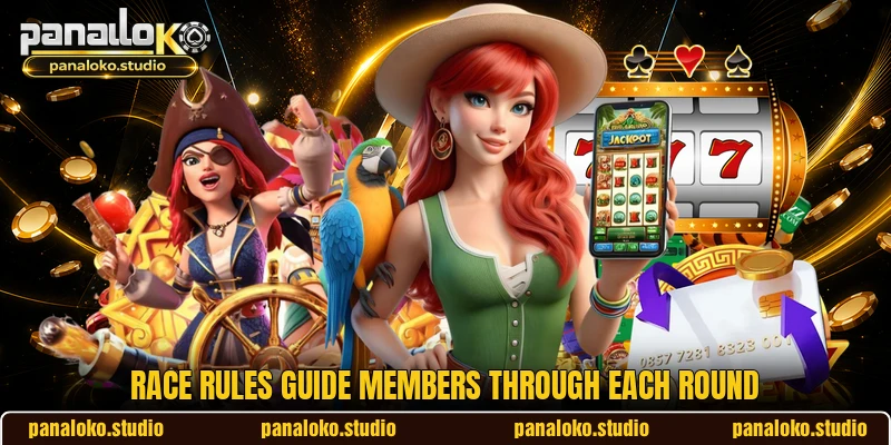 Race rules guide members through each round Race rules guide members through each round