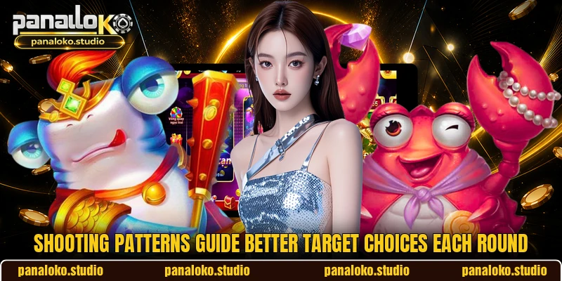 Shooting patterns guide better target choices each round Shooting patterns guide better target choices each round