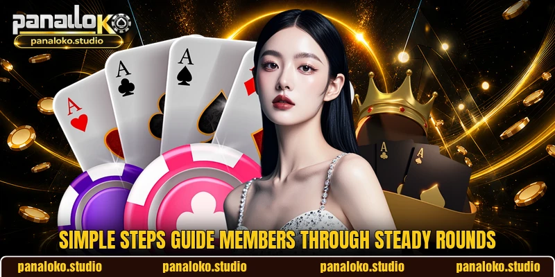 Simple steps guide members through steady rounds