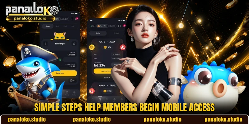 Simple steps help members begin mobile access Simple steps help members begin mobile access