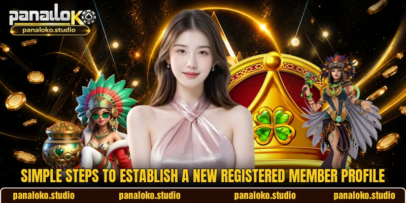 Simple steps to establish a new registered member profile Simple steps to establish a new registered member profile
