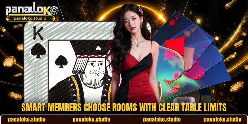 Smart members choose rooms with clear table limits Smart members choose rooms with clear table limits