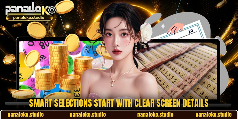 Smart selections start with clear screen details