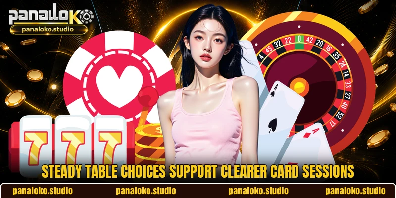 Steady table choices support clearer card sessions Steady table choices support clearer card sessions
